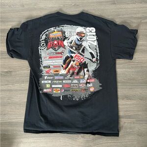 Canadian Motocross Grand National Champ 2013 Front and Back Graphic Tee